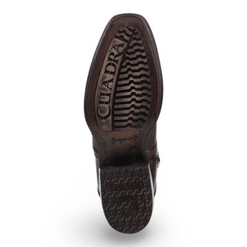 Cuadra Mens Honey Laser Zipper Narrow Square toe Bota de Res Santana Miel 1J3FRS