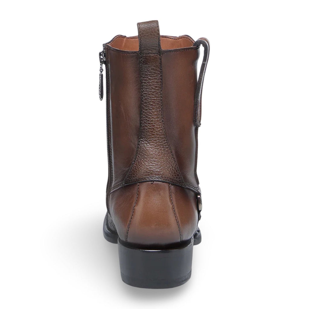 Cuadra Mens Bota De Fuscus Lomo Belly Atlantic Paja Caiman Laser Zipper 1J3MFY