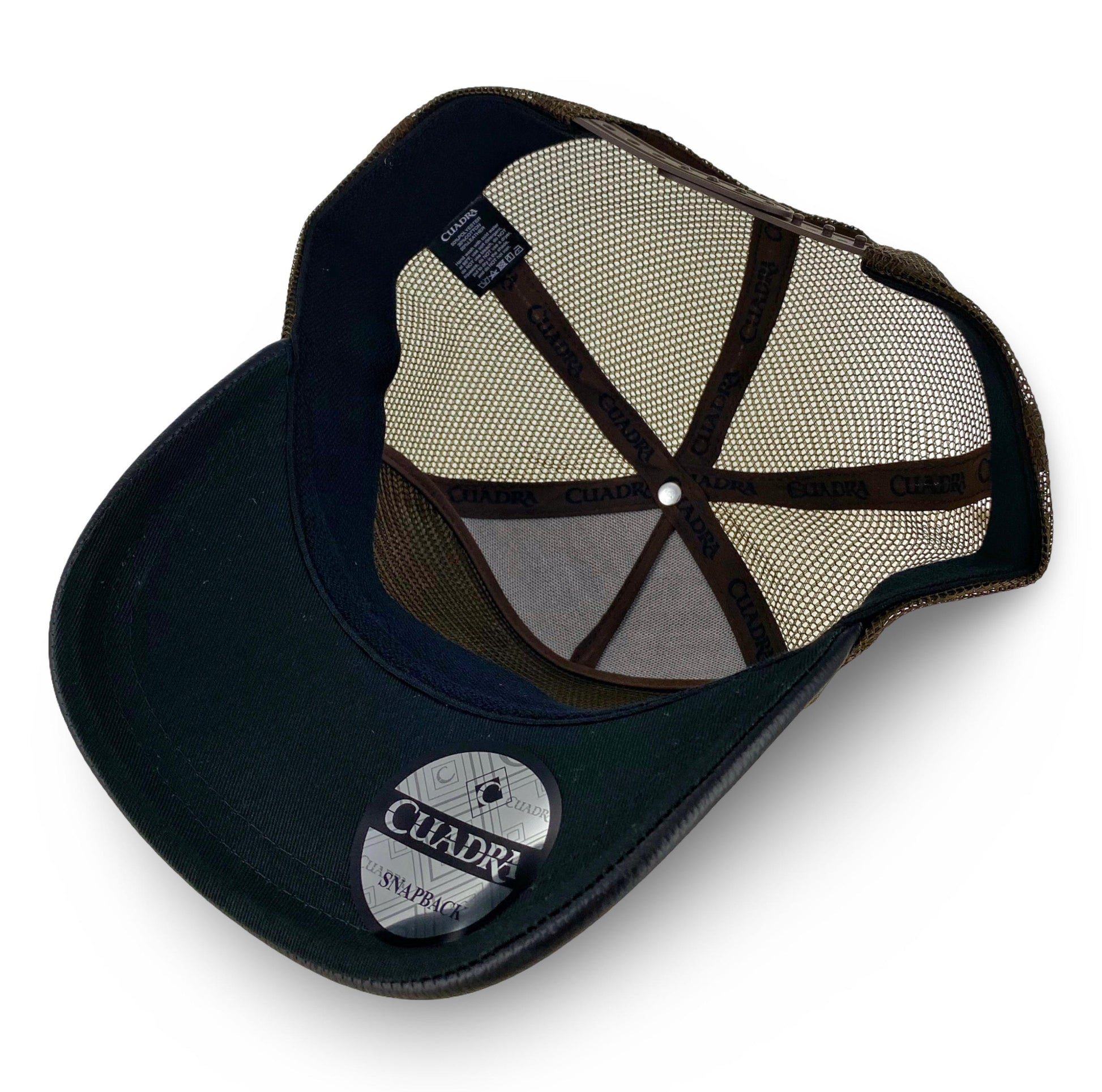 CUADRA | Blue & Brown Python Patch Cap
