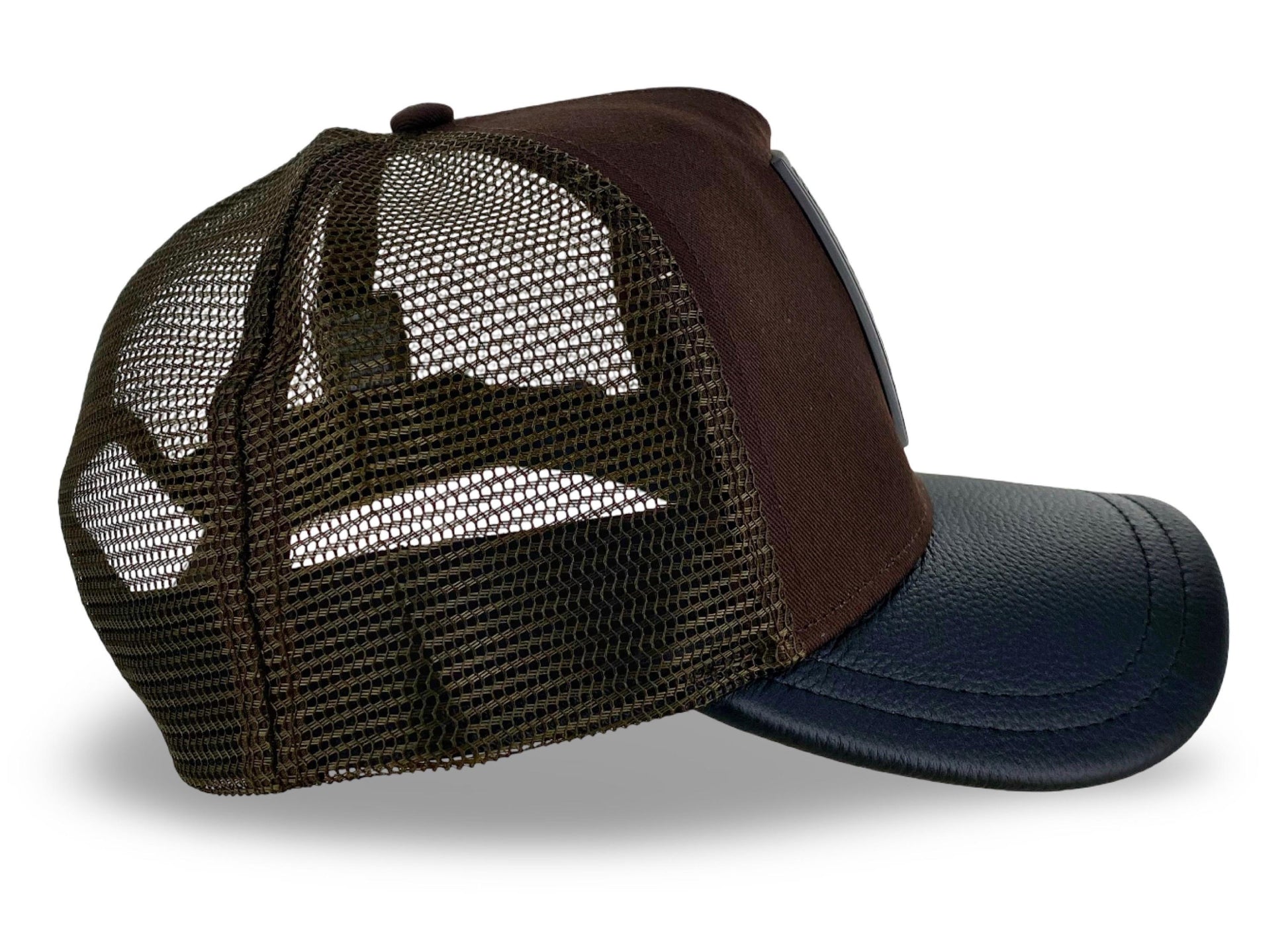 CUADRA | Blue & Brown Python Patch Cap