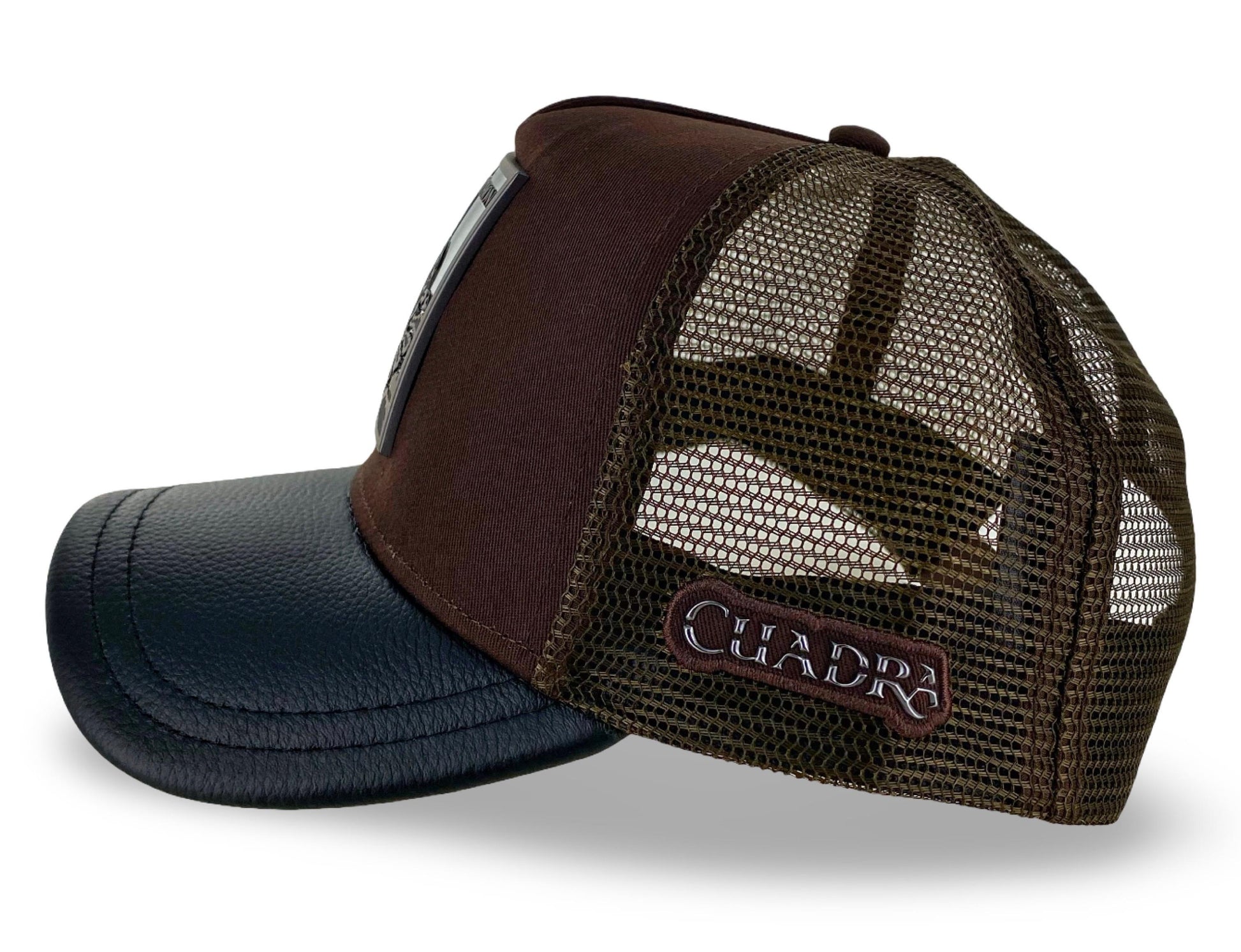 CUADRA | Blue & Brown Python Patch Cap