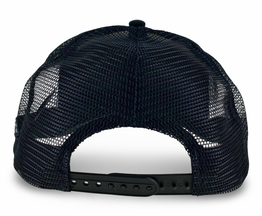 CUADRA | Black Ostrich Patch Cap