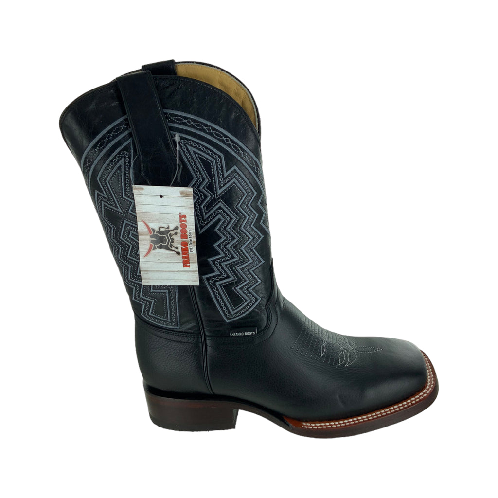 Franko Boots Mens Texas Flother Negro