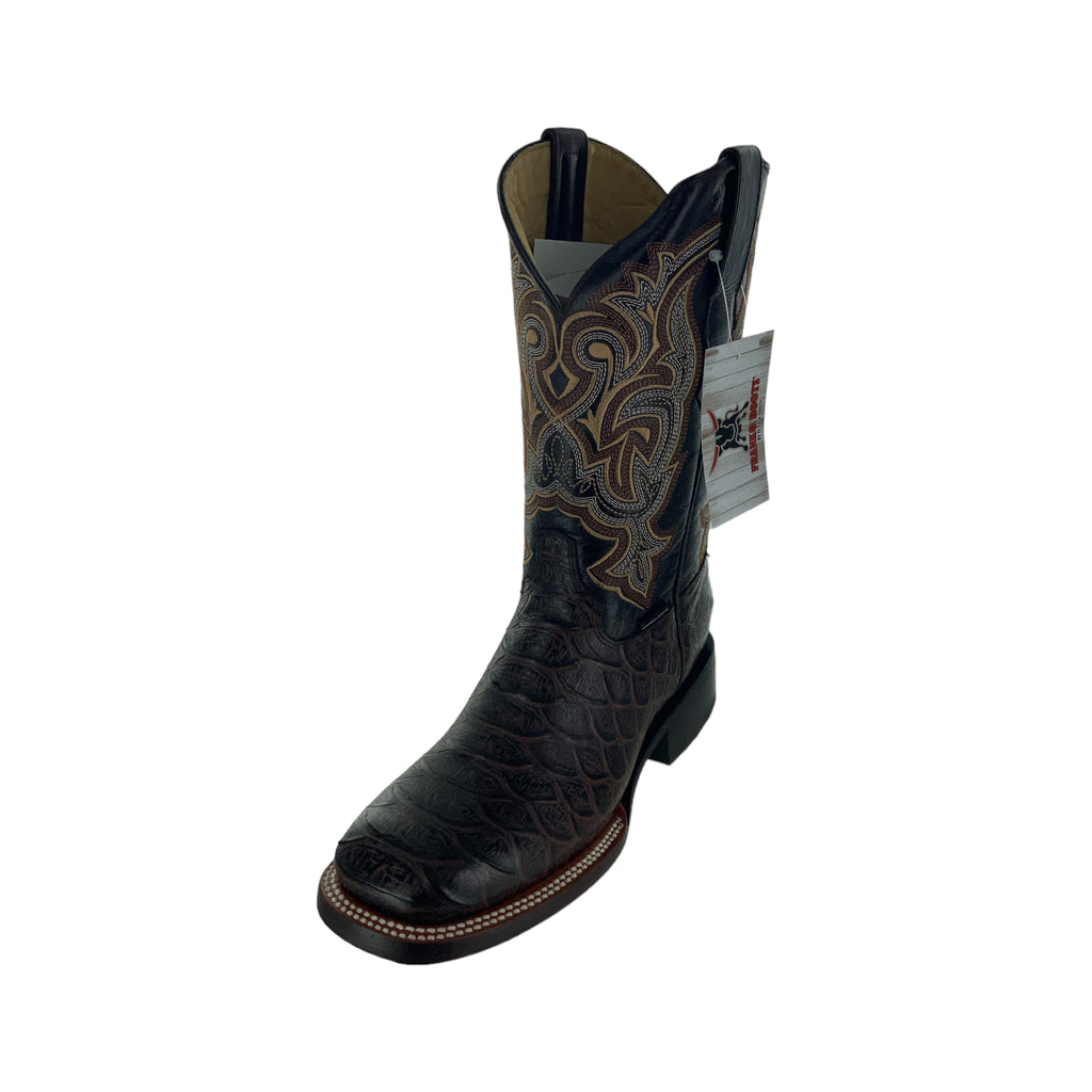Franko Boots Mens Bulldog GB Python Cafe