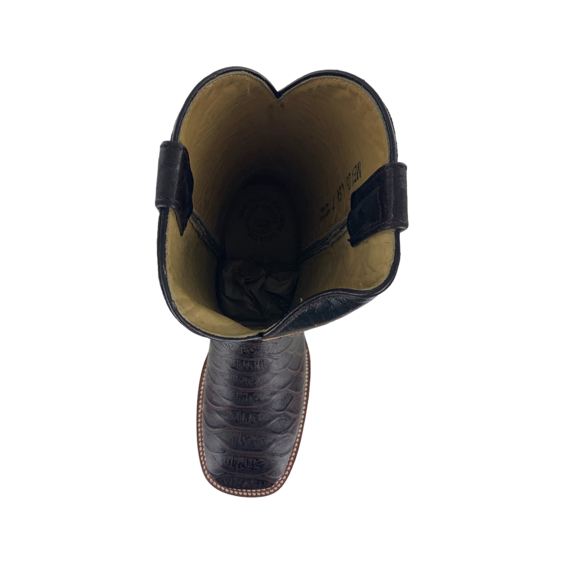 Franko Boots Mens Bulldog GB Python Cafe