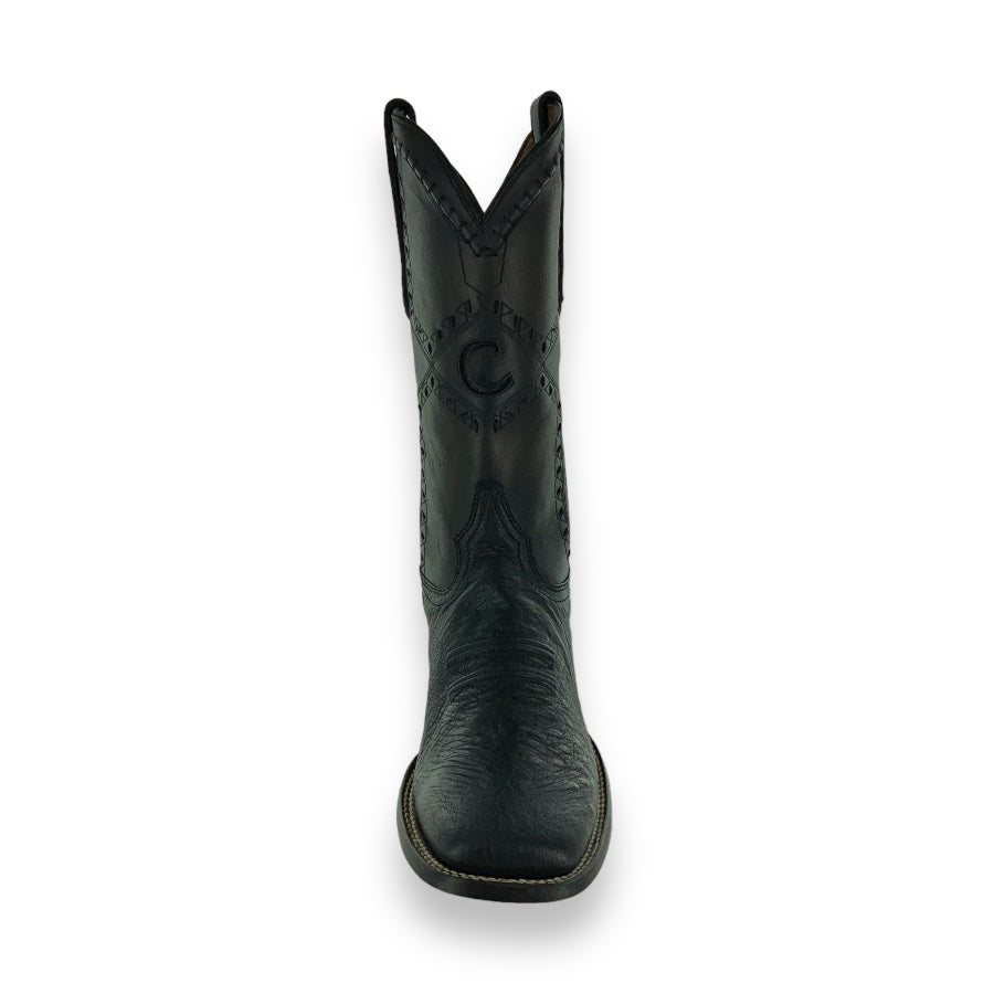 Cuadra Mens Avestruz Panza Negro 3Z01AB