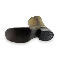 Franko Boots Mens Bulldog Grabado Pescado Miel