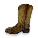 Franko Boots Mens Bulldog Grabado Pescado Miel