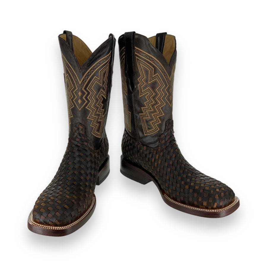 Franko Boots Mens Bulldog Petatillo Cafe - Negro