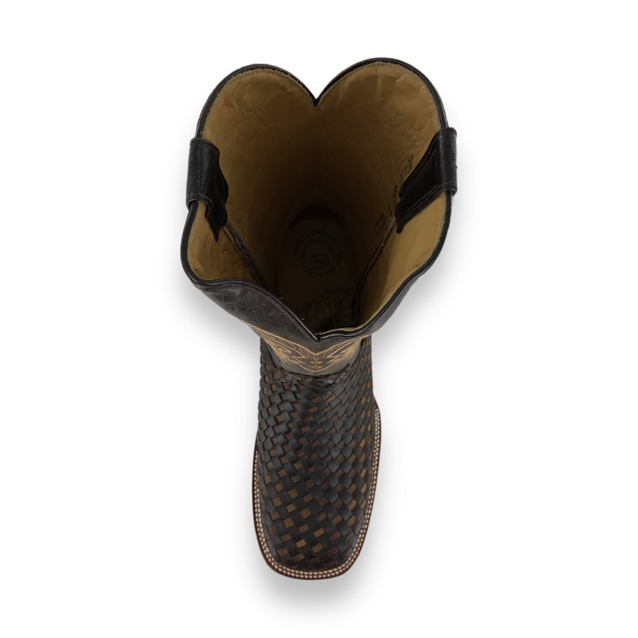 Franko Boots Mens Bulldog Petatillo Cafe - Negro