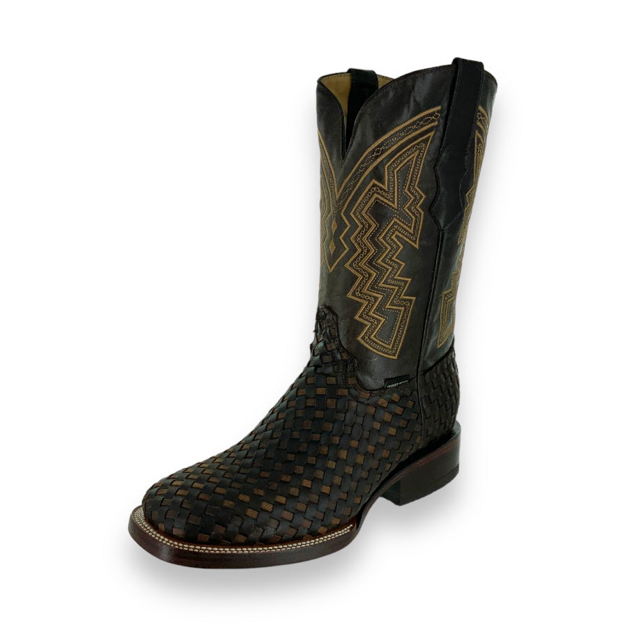 Franko Boots Mens Bulldog Petatillo Cafe - Negro