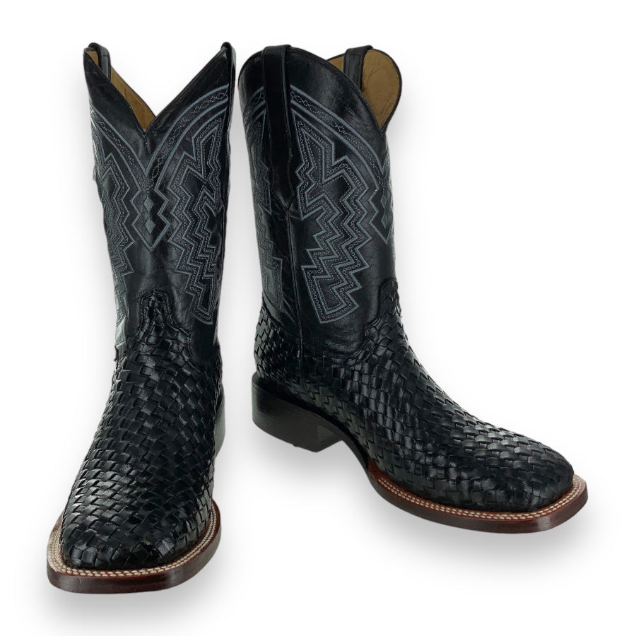 Franko Boots Mens Bulldog Petatillo Negro