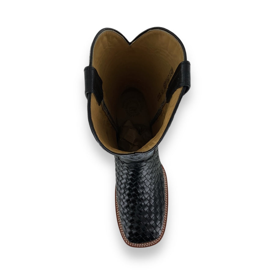 Franko Boots Mens Bulldog Petatillo Negro