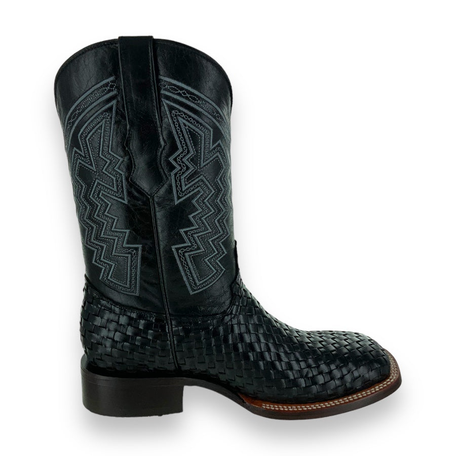 Franko Boots Mens Bulldog Petatillo Negro