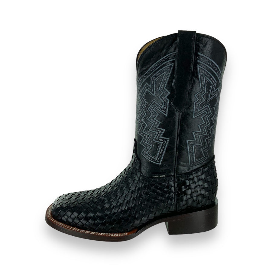 Franko Boots Mens Bulldog Petatillo Negro