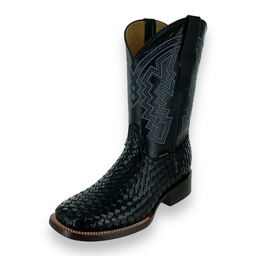 Franko Boots Mens Bulldog Petatillo Negro