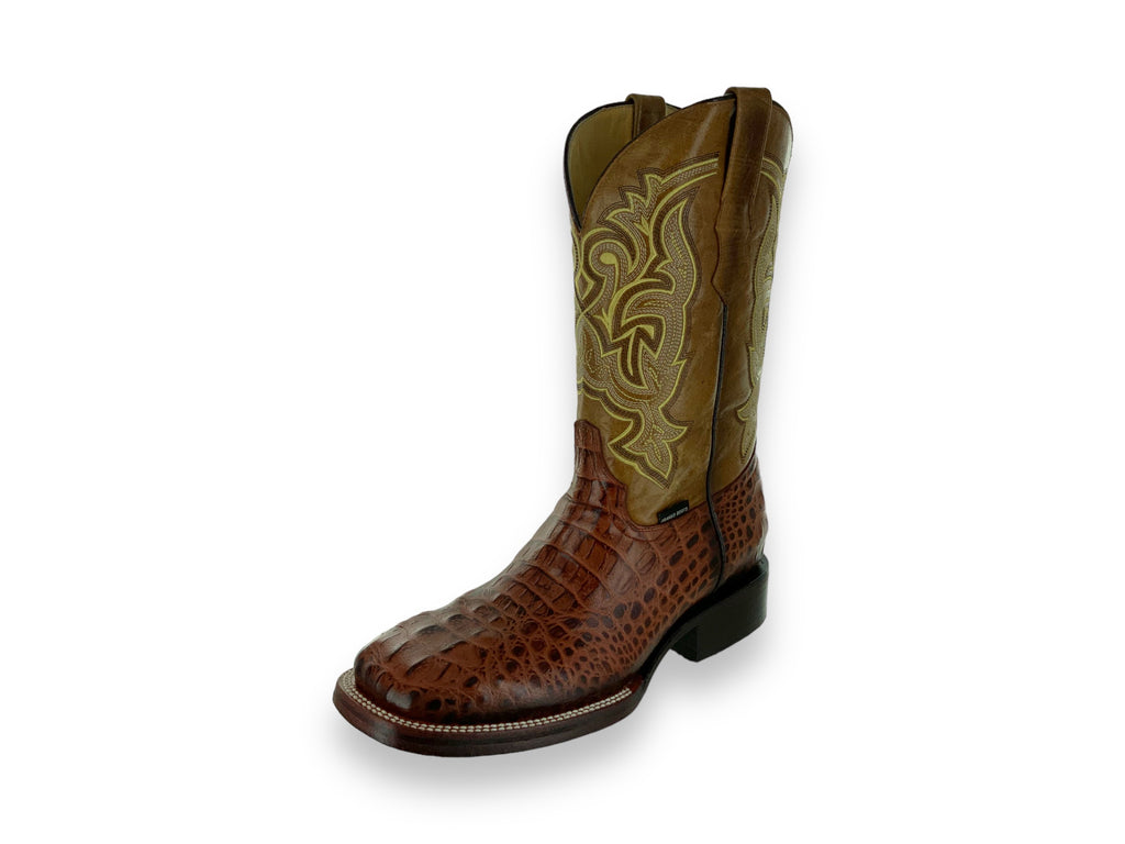 Franko Boots Mens Bulldog Grabado Nuca Miel