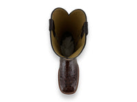 Franko Boots Mens Bulldog Grabado Nuca Cafe