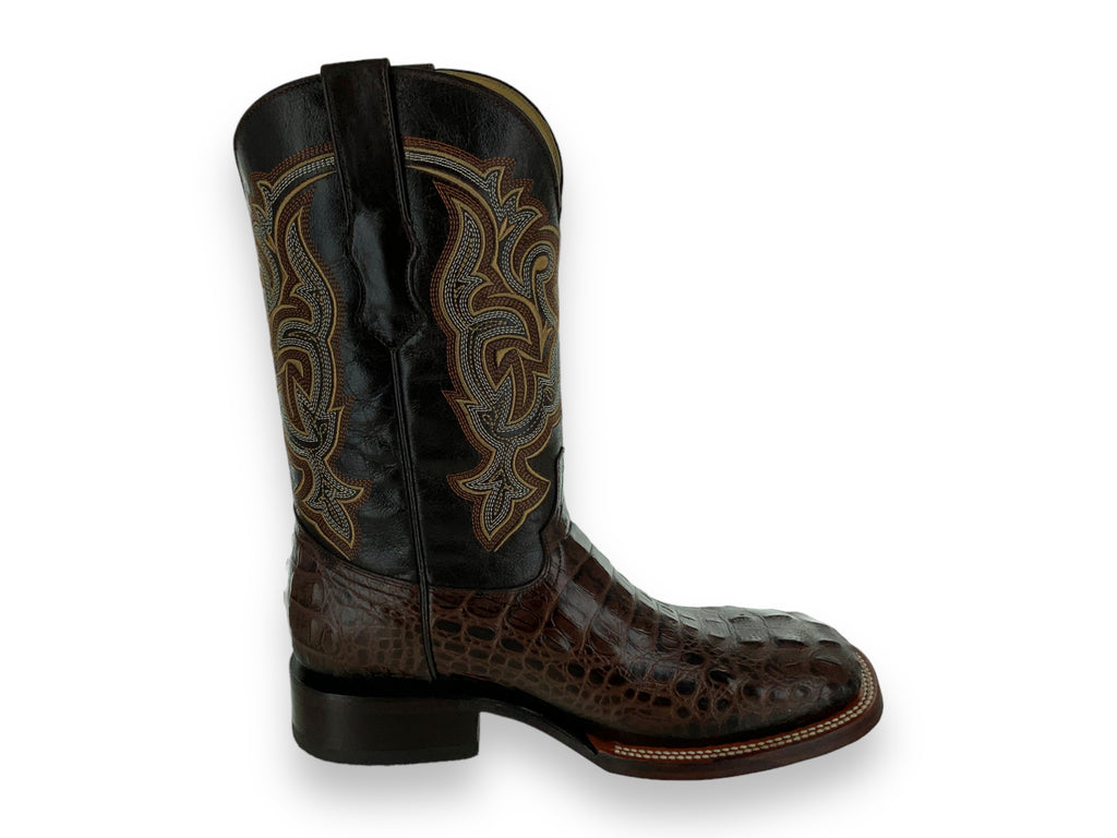 Franko Boots Mens Bulldog Grabado Nuca Cafe