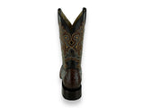 Franko Boots Mens Bulldog Grabado Nuca Cafe
