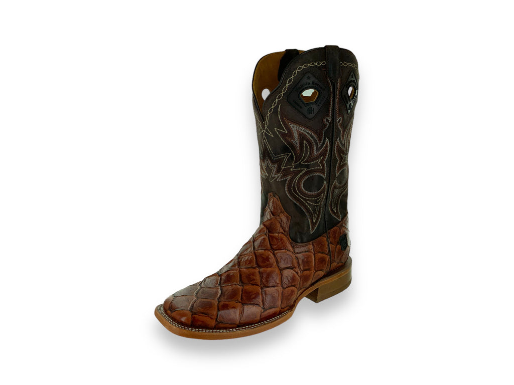 Nokota Horse Mens Morgan 18 GB Pirarucu Shedron M051841