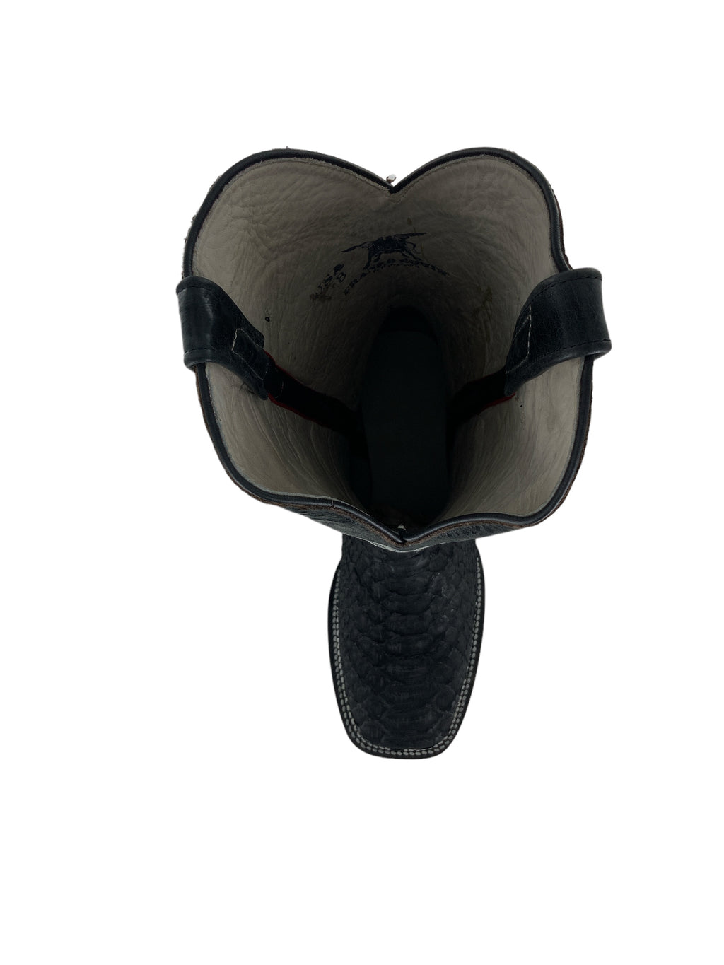 Franko Boots Mens Bulldog Python Negro Original R2