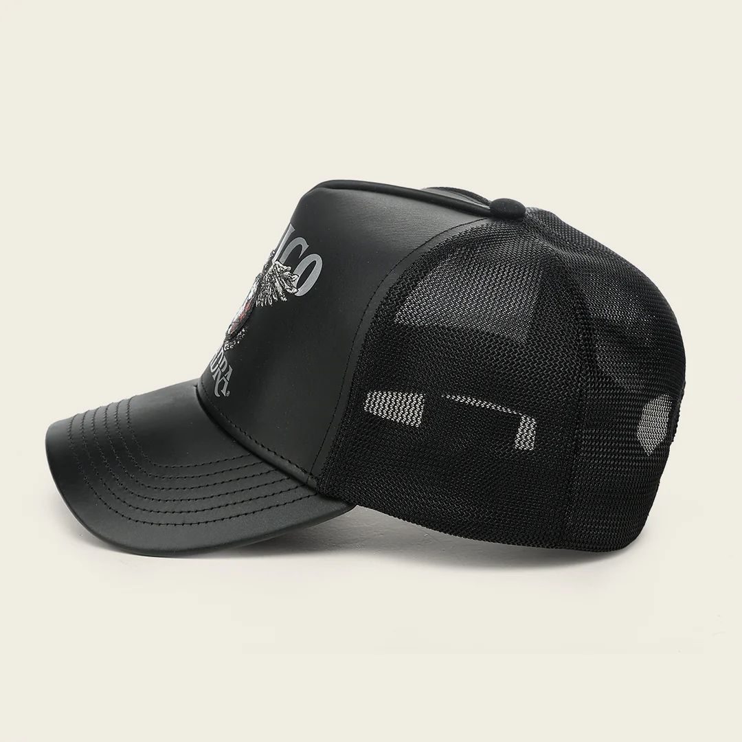 World Cup Edition Mexico 2026 Men’s Leather Cap In Black