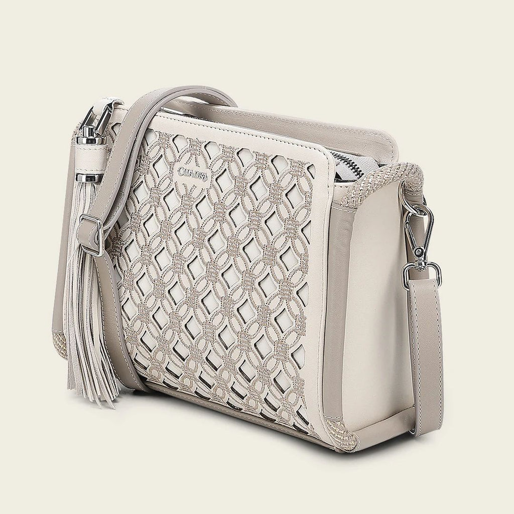Cuadra Women's Mikonos Latte Geniune Bovine Leather Purse - DU818/BOD3WRS