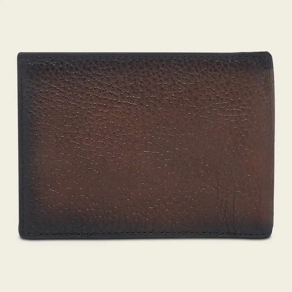 Cuadra Honey Brown Geniune Deer/Bovine Leather Bifold Wallet - BC038VE/DU715