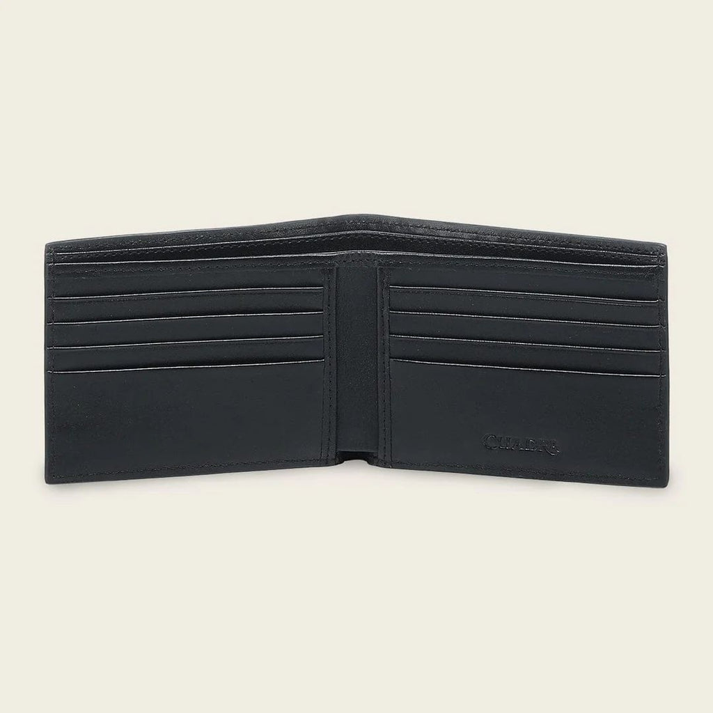 Cuadra Luxo Dark Night/Blue Genuine Deer Leather Bifold Wallet - BC043VE/DU723