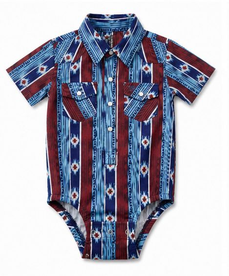 Kids Rio Grande Rider Romper Half Sleeve Printed 89RH25