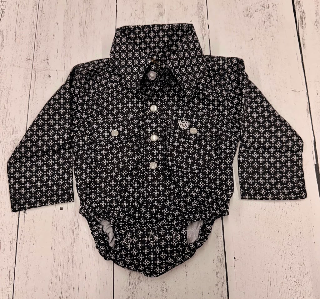 Kids Rio Star Ranch Romper Half Sleeve Printed 105R23