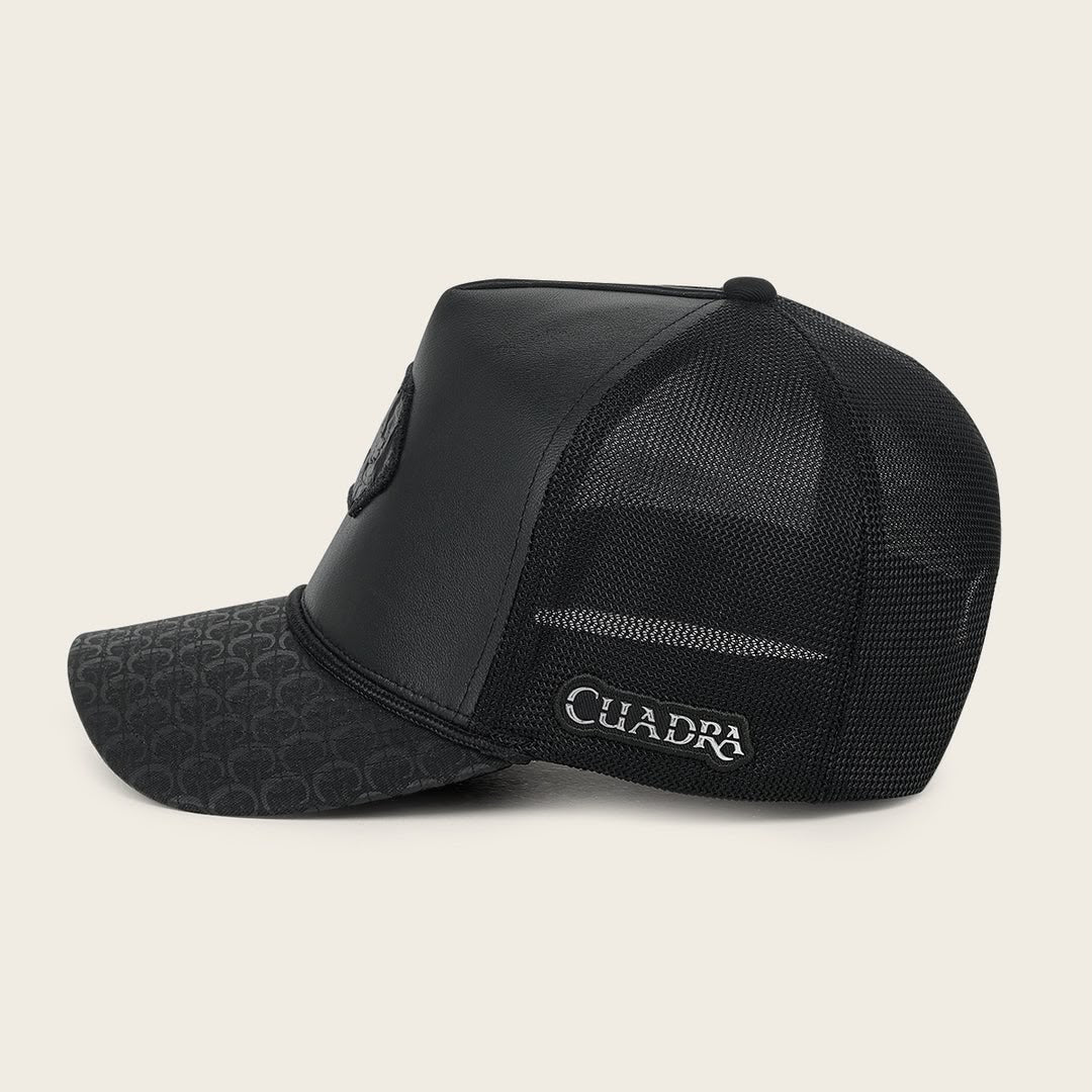 CUADRA CAP ALLIGATOR BLACK CP004