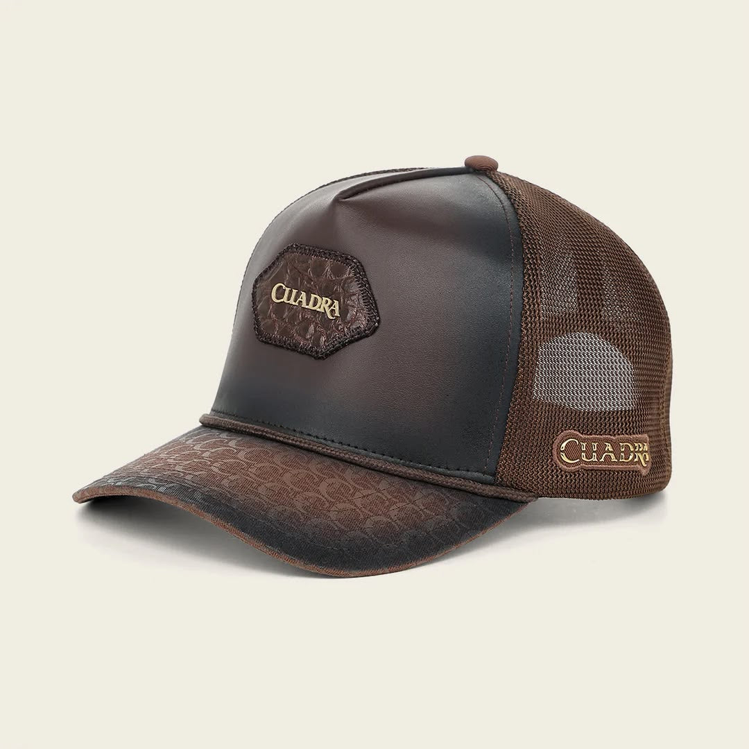 CUADRA CAP ALLIGATOR BROWN CP005