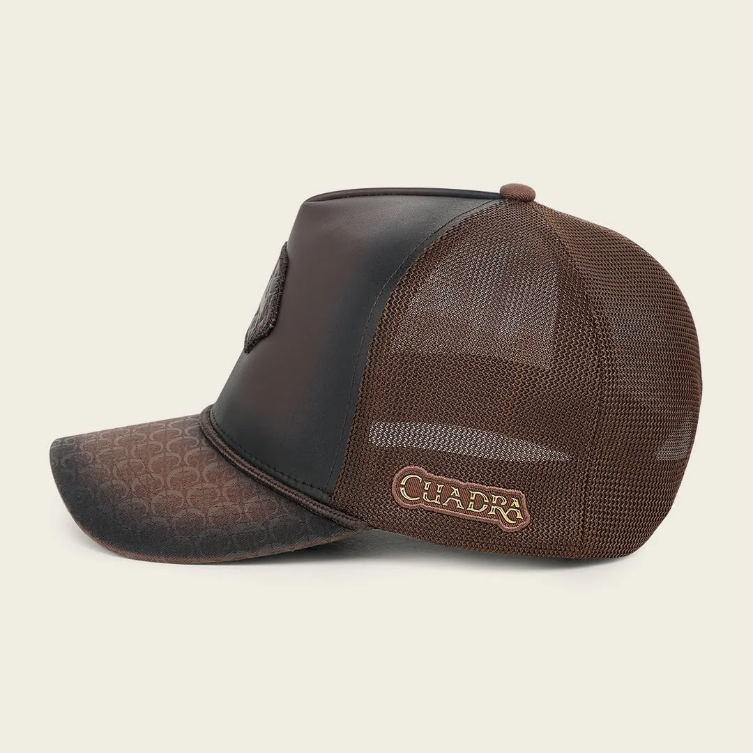 CUADRA CAP ALLIGATOR BROWN CP005