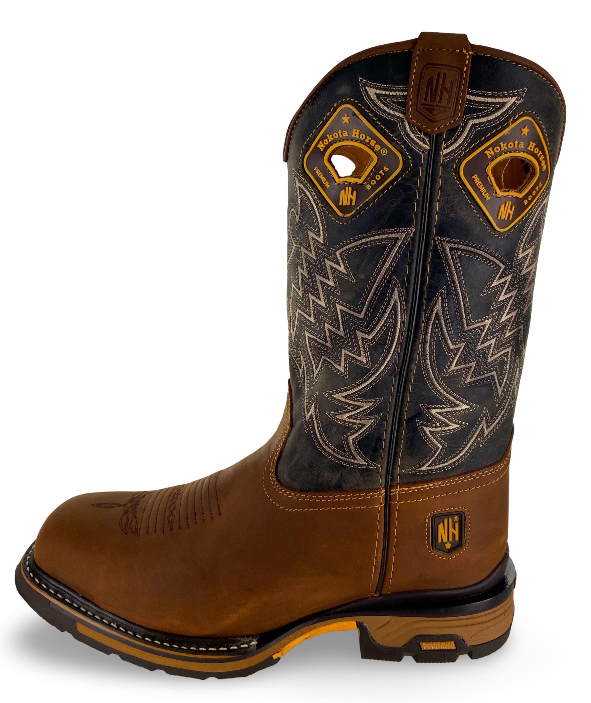 Nokota Horse Mens Clarck 25 Crazy H Miel Stl Toe