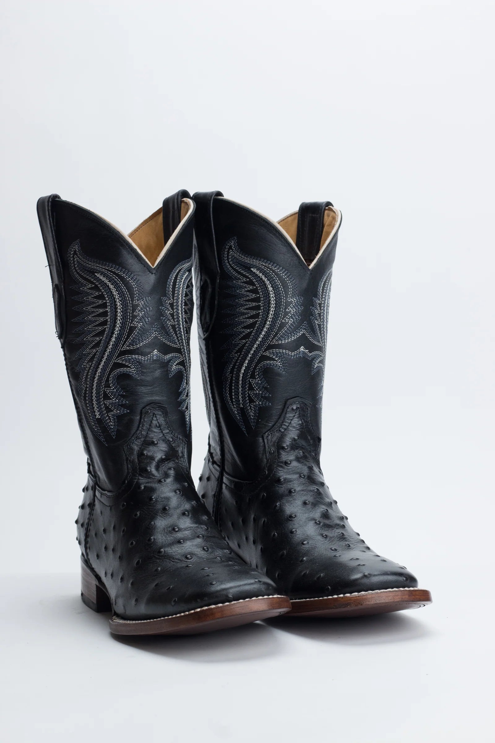 5 RANCH GB BLACK OSTRICH