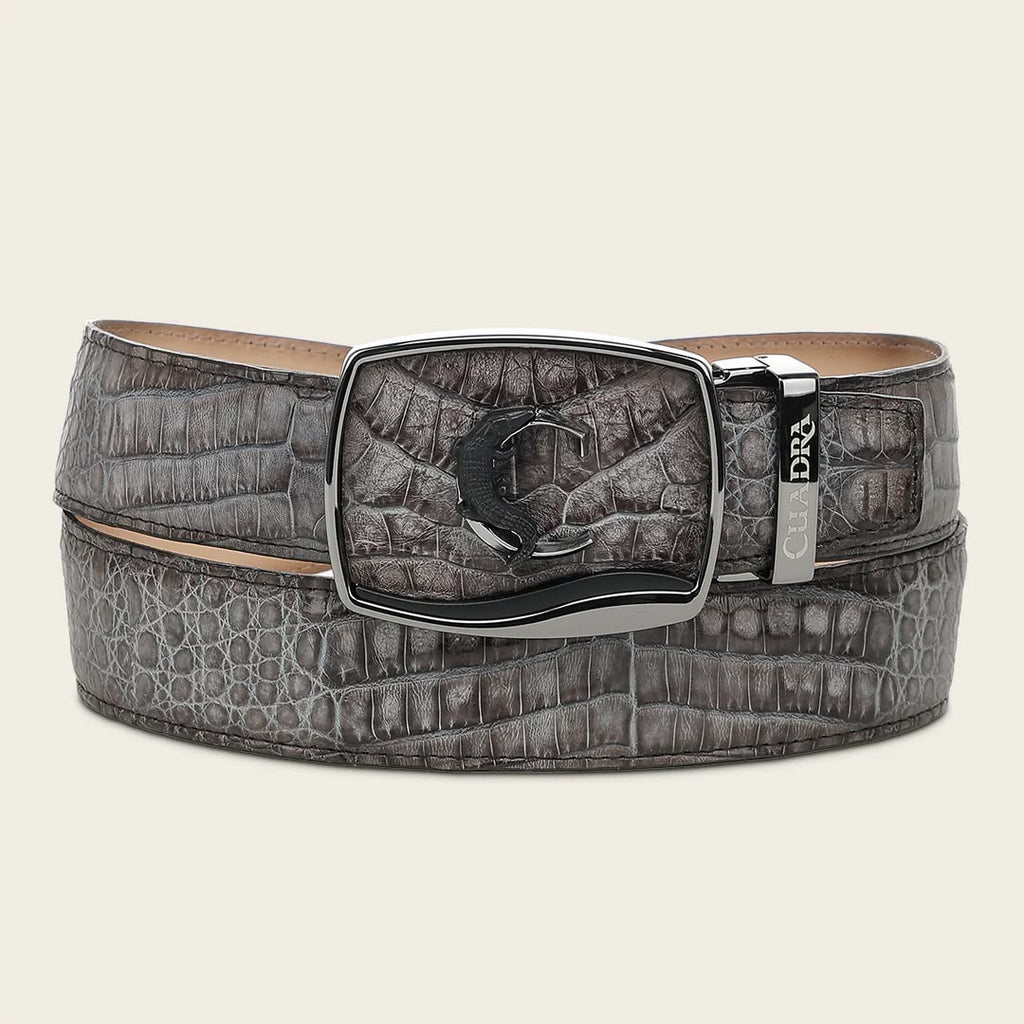CUADRA | MENS CINTO CAIMAN FUSCUS STRAUSS GRIS BC481/CV519FY