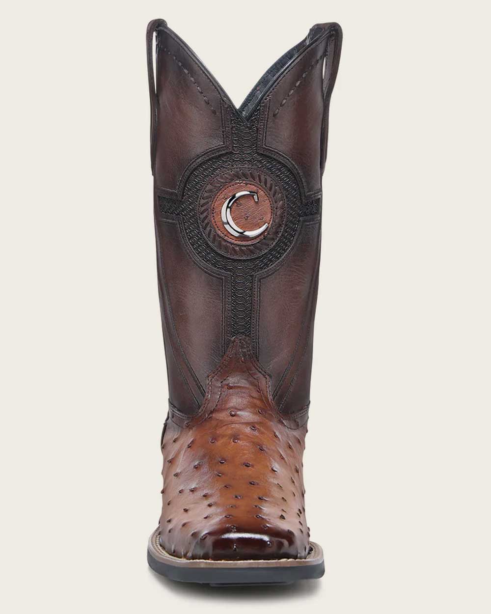 Cuadra Mens Brandy Ostrich CU973/3Z2YA1