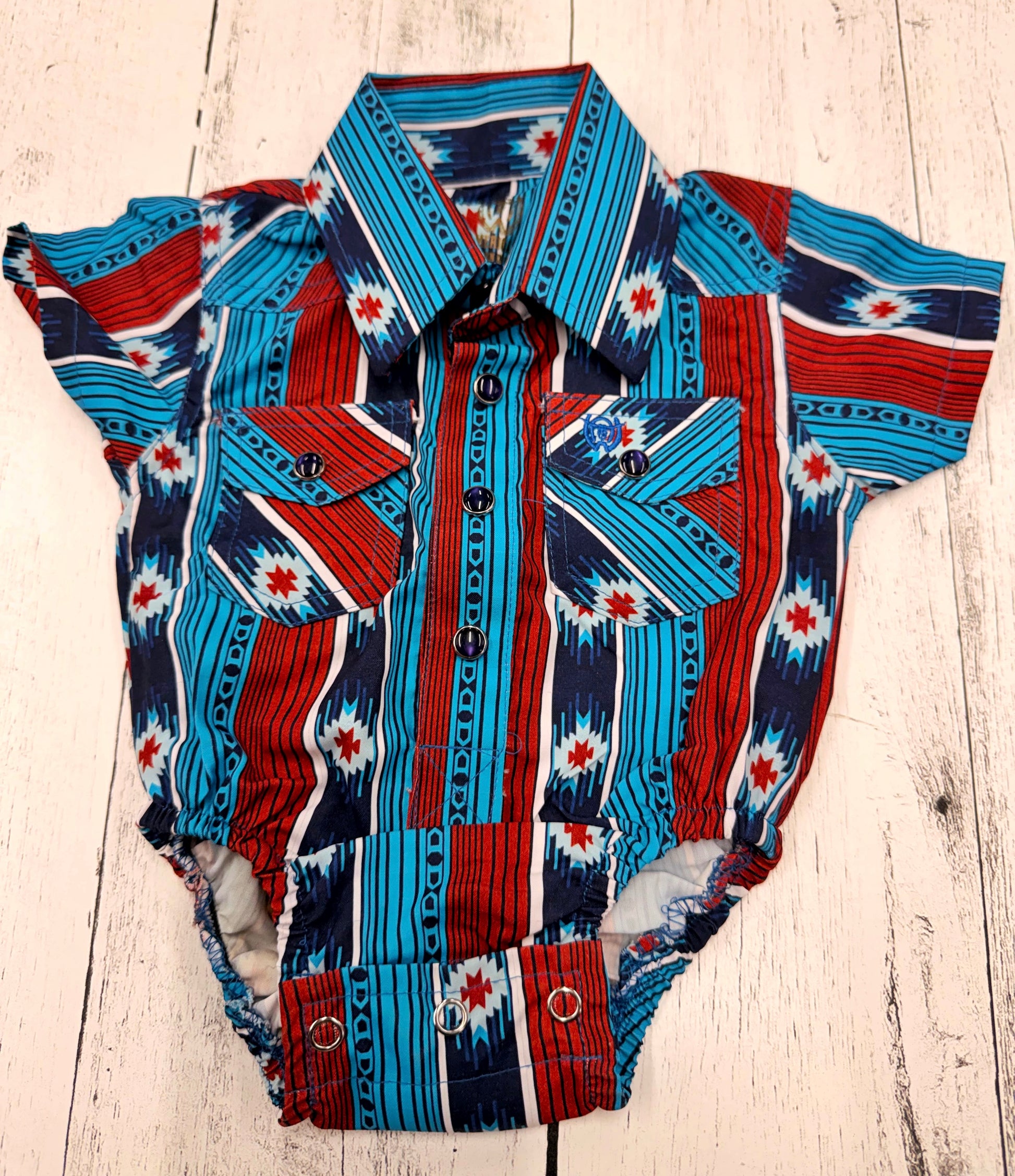 Kids Rio Grande Rider Romper Half Sleeve Printed 89RH25