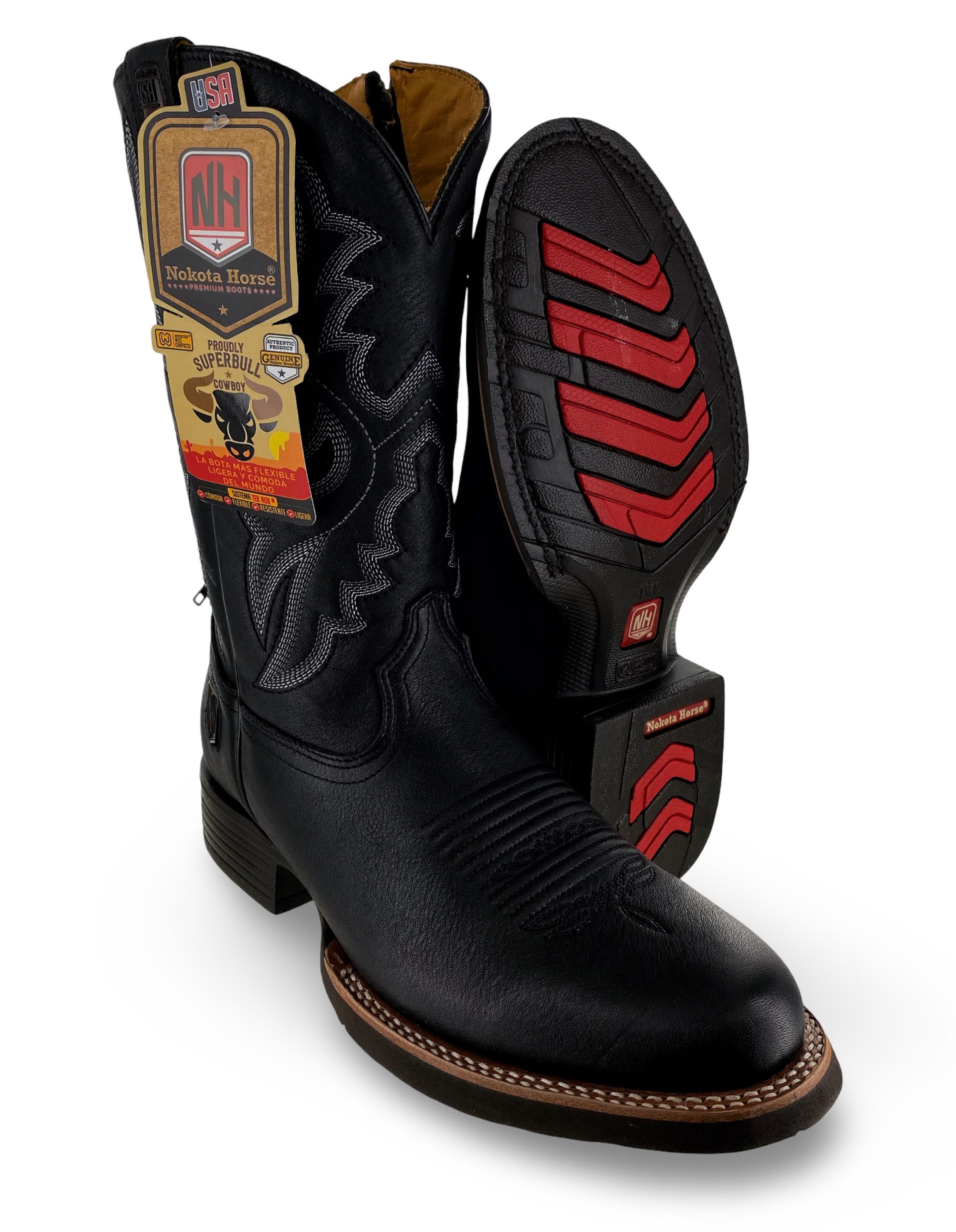 Nokota Horse Mens Lucas 20 Palomino Negro