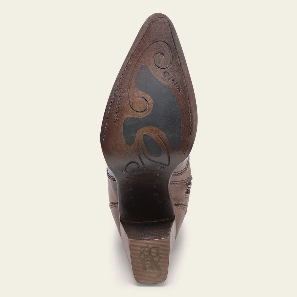 Cuadra Women's Light Brown Tall Bovine Leather Boots 4109RS