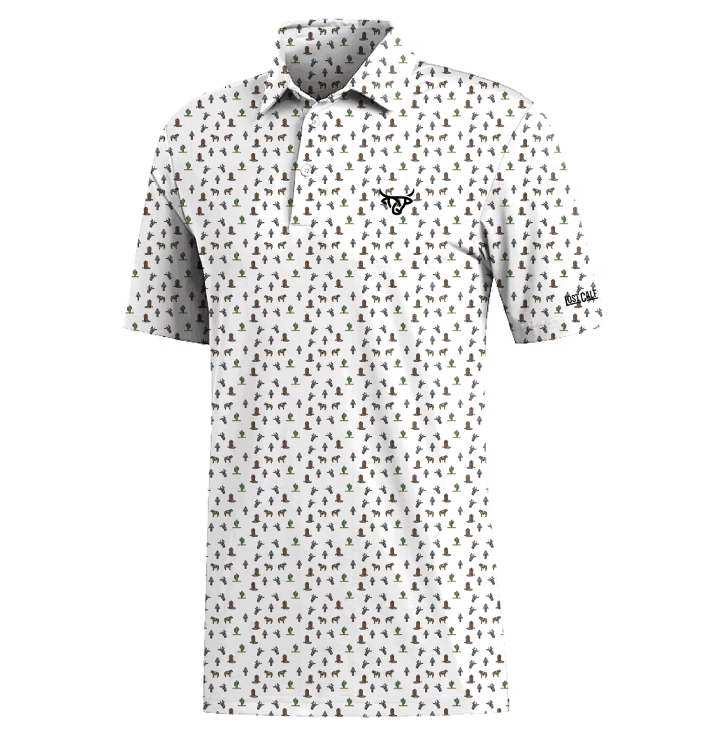Lost Calf- Howdy Performance Polo
